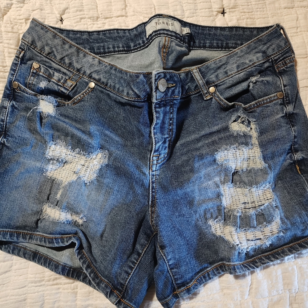Torrid Jean Shorts